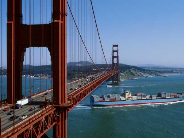 Vergrösserte Ansicht: Golden Gate Bridge in San Francisco