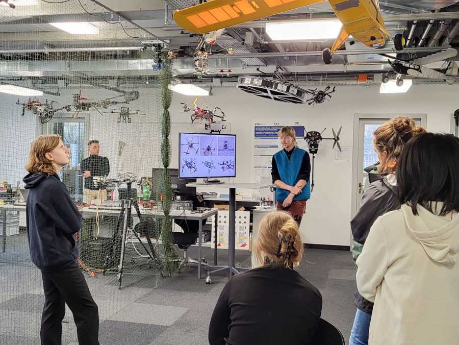 Robots and drones in the labs