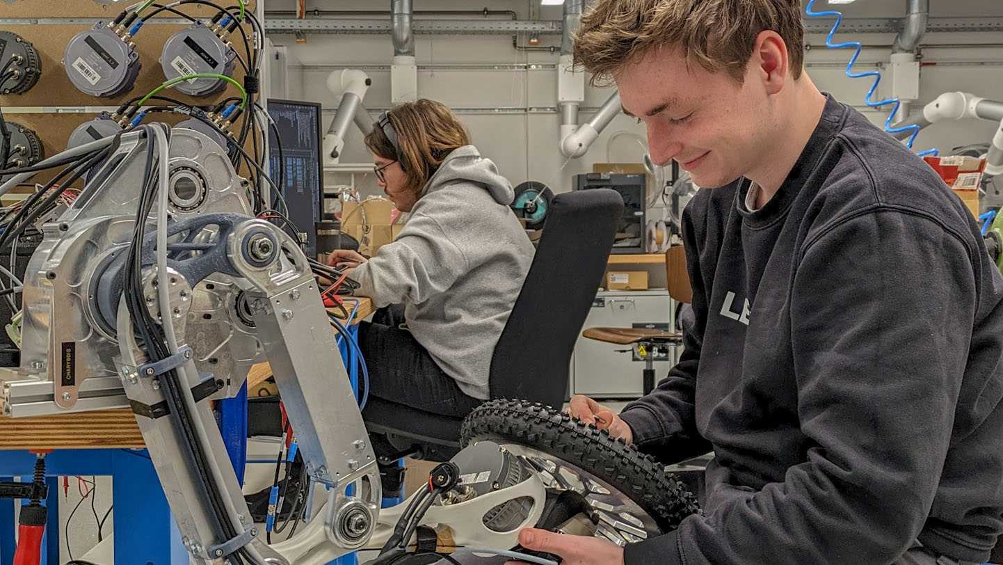 Students work in the workshop